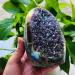 Natural Crystal Rough Home Decoration 310 g-1500 g Natural Halo Colorful Amethyst Quartz Crystal gem geode Cluster for Display 1 Piece Stones (Color : 970g-1070g 1pc)