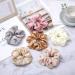 6 Silk Scrunchies for Women - Soft Elastic Hair Ties in 6 Colors | Lolalet Large Satin Scrunchies - Buy Online on GoSupps.com