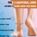 YINOX Magnetic Copper Anklet for Men - 26cm 10mm | Premium Quality Health Benefits Stylish Design - Shop Internationally! - Buy Online on GoSupps.com