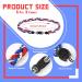 Nosiny 6 Pcs Baseball Rope Necklaces - Tornado Titanium Sports Necklace for Men & Women - Assorted Colors - Buy Online on GoSupps.com
