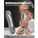 ENSSU Men's Body Hair Trimmer with Light Ball Trimmer - Waterproof & Rechargeable - Gray - Buy Online on GoSupps.com