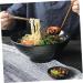 ABOOFAN Japanese Ramen Bowl Salad Bowl Condiment Containers Ceramic Dishes Ramen Dish Boot Flower Pot Kitchen Bowls Football Chin Strap Pasta Container Seasoning Plate Vintage - Buy Online on GoSupps.com