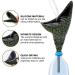 MVUOCR Female Urination Device - Reusable Portable Standing Up Pee Funnel with Extension Tube - Silicone Collapsible Splash-Proof Urinal for Travel, Outdoor Activities, Hiking, Climbing - Black Flower - Buy Online on GoSupps.com