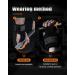 Train Aid Strength Training Leather Lifting Straps | Fitness Bodybuilding & Weightlifting Grip Aids | Gym Accessories for Men & Women - Black - Buy Online on GoSupps.com