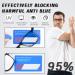 Hubeye 3 Pairs TR90 Sports Glasses - Ultralight Anti-Blue Light Computer Glasses for Men & Women - Black/Blue/Transparent - 0.0 Diopters - International Shipping Available - Buy Online on GoSupps.com