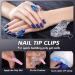 Gefaxi 10 Pcs Adjustable Nail Clips for Poly Gel Nails | Gel Extension Nail Kit Tool with 2 Adjust Needles | DIY Nail Art Manicure Clips - Buy Online on GoSupps.com