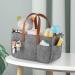 Harilla Baby Wrap Bag Stylish & Spacious Felt Organizer for Baby Products | Reusable Dark Gray Handbag & Weekend Bag - Buy Online on GoSupps.com