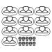 HEEPDD 10pcs Face Mask Bracket Silicone Face Cover Bracket To Reduce Fogging of Glasses