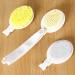 Vneirw DIY Bathroom Back Brush - Silicone Body Scrubber with 3 Brush Heads (Nylon Sponge Pumice) - Soft Bristles & Long Handle for Powerful Cleaning - International Shipping Available - Buy Online on GoSupps.com
