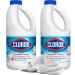2 Splash-Less Bleach Cleaners 40oz | Disinfecting Bleach Cleaner + Daley Mint Towel - Bulk Home Refill for Laundry Linens Floors Bathroom Tile (80oz Total)