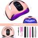 Maisitoo 168W UV LED Nail Dryer - Professional Gel Nail Lamp with Timer & LCD Display Fast Drying Removable Floor Slab - Buy Online on GoSupps.com
