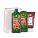 Yves Rocher Repair & Restoring Hair Care Gift Set | For Dry & Damaged Hair with Organic Jojoba Oil | 4-piece Routine Set including Restoring Shampoo (300 ml) Restoring Conditioner (200 ml) Botanical Balm Leave-in Repair Care (150 ml) & a Free Pouch | Made
