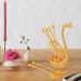 Swan Dinnerware Set Swan Base Holder Alloy Fruit Ice Cream Cake Dessert Flatware Set Swan Spoon Organizer for Hotel Kitchen Party Home Decor with Argent fork/816 (Color : with Gold Forks) - Buy Online on GoSupps.com