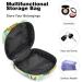Multi-Colored Pineapple Leaf Sanitary Napkin Storage Bag - Portable Period Pouch for Women & Teen Girls - Buy Online on GoSupps.com
