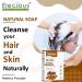 Elecious Pure Reetha Powder 100% Natural Hair Growth & Skin Care Soapnut Powder | No Chemicals 200GM - Buy Online on GoSupps.com