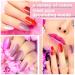 Kalolary Artificial Nails Set - 720 Stiletto & Almond Full Cover Nails in 30 Colors - Perfect for Salon Use - Includes File & Nail Pencil for Women & Girls - Buy Online on GoSupps.com