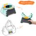 YUNHECAM Toddler Portable Potty Training Seat for Kids Baby Foldable Toilet Child Travel Potty in Car Camping Potty Chair Seat for Indoor Outdoor  with 60 Disposable Bags Blue - Buy Online on GoSupps.com