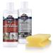 Clean My Steel Spotless Stainless Steel Cleaner Rust Remover and Protector Kits - Scratch Remover for Stainless Steel, Use On Appliances, Grills, Diamond Plate 8.5 Fl Oz (Pack of 2)