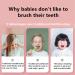 U-Shaped Children's Electric Toothbrush - Soft Pebble Brush Head Cartoon Design Toddler Friendly Includes Mousse 60ml - Pink - Buy Online on GoSupps.com