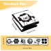 Scboy Contrast Book for Babies | Black & White Fabric Contrast Toys & Cards | Ideal for Newborns 0-6 Months - Buy Online on GoSupps.com