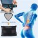 Sports Belt for Men & Women - Lumbar Support Protective Belt for Weightlifting & Running - Breathable Fitness Gear with Pads - Black - Buy Online on GoSupps.com