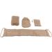 Exfoliating Jute Bath Sponge & Back Scrubber - Body Scrubbers for Dead Skin Removal | International Shipping Available - Buy Online on GoSupps.com