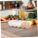 SHOWERORO Egg Rack Pallet Container with Lid Ducks Egg Tray Refrigerator Egg Organizer Egg Carton With Cover - Buy Online on GoSupps.com