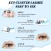 KevKev Lash Clusters 192 Pcs - Mixed Styles for DIY Eyelash Extensions - Thin Band & Soft Lashes - Autumn & Winter D-Mix (8-16mm) - Buy Online on GoSupps.com