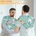 Merry Christmas Pattern Beard Bib Apron - Waterproof Hair Catcher for Men | Perfect Grooming Gift with Suction Cups - Buy Online on GoSupps.com