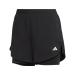 adidas Female Adult Short Aeroready Made for Training Minimal Two-in-one Shorts S Black/White