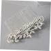 Ipetboom Bride Accessories Wedding Hair Accessories for Brides Hair Combs for Women Decorative Hair Side Combs Comb Headband Gold Decor White Rhinestone Hair Zinc Alloy Miss Prom - Buy Online on GoSupps.com
