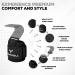 YAGHZU Weight Lifting Hooks for Men and Women - Heavy Duty Straps for Powerlifting & Deadlifts | Padded Wrist Support & Lifting Grips - Grey - Buy Online on GoSupps.com