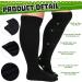 6 Pairs Plus Size Compression Socks 20-30 mmHg - Knee High Support for Women & Men | Extra Wide Calf Circulation Sleeves (Classic Style 4XL - Buy Online on GoSupps.com