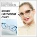 OCCI CHIARI Stylish Women's Reading Glasses | Brown | Available in Various Lens Strengths - Buy Online on GoSupps.com