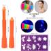 GLEEMEN Neon Face Body Paint Stick 6 Colors UV Blacklight Fluorescent Paint Kit for Adults & Kids - Non Toxic Face Painting Makeup Art Set for Halloween Party & Carnival - Buy Online on GoSupps.com