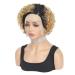 Ustylish Pixie Cut Blonde T27 Human Hair Wig | Short Curly T Part Wig for Black Women | Pre Plucked 13X4X1 Lace Front Wig - Buy Online on GoSupps.com
