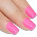 False Nails Bling Art Pink Matte 24 Squoval Artificial Nails Medium Tips with Glue