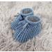 Royal Icon Baby Booties 0-3 Months - Warm & Safe Slippers for Baby Boys & Girls - Newborn Baby Boots Ri401 in Dusty Blue - Buy Online on GoSupps.com