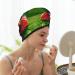 Strawberry Coral Velvet Dry Hair Cap - Unisex Wet Towel Wrap for Home Pool Parties & Beach | Perfect Accessory for All - Buy Online on GoSupps.com