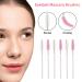 Kirecoo 100PCS Disposable Mascara Wands - Eyelash Extension Supplies in Pink & White - Buy Online on GoSupps.com