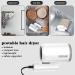 DOOAIR Mini Portable Travel Hair Dryer 1875W Professional Blow Dryer with Foldable Handle - Dual Voltage Lightweight Hairdryer for Women Men - Concentrator Attachment Included (White) - Buy Online on GoSupps.com