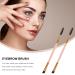 6pcs Pink Eyebrow Brush Set | Mascara & Powder Brushes | Miss Artificial Fiber Perfect for Flawless Brows - Buy Online on GoSupps.com
