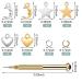 PAGOW 71 PCS Dangle Nail Art Charm Jewelry Rings & Nail Piercing Tool Set for Acrylic Gels Decorations - 71 Count - Buy Online on GoSupps.com