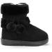 Yeeteepot Baby Girls' Winter Snow Boots - Warm Lined Anti-Slip Booties for Toddlers | Black, Size 11.5 UK Child - Buy Online on GoSupps.com