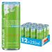 Red Bull Energy Drink Green Edition Sugar Free CurubaElderflower Flavor 12pack 12 x 250ml I Stimulates Body and Mind