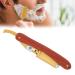 Manual razor stainless steel men's razor portable razor wooden handle men manual beard trimmer trimmer men's rasier knife