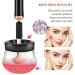 DOTSOG Electric Makeup Brush Cleaner & Dryer Set | Automatic Spinner Machine with 50ml Cleaning Soap & Silicone Bowl (Black) - Buy Online on GoSupps.com