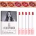 5 Colors Matte Cigarete Lipstick Set Durable Water Resistant Sweat Not Off Makeup Ladies Lipstick Velvet Lipstick(5 Colors)