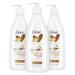 Dove Body Love Pampering Body Lotion for Silky, Smooth Skin Shea Butter Softens and Smoothes Dry Skin, White, 13.5 Oz, 3 Count