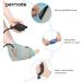 Compression Ankle Ice Pack with Air Pump - Hot & Cold Therapy for Plantar Fasciitis, Swelling, Sprains - Reusable Gel Wrap for Foot Injuries - Buy Online on GoSupps.com